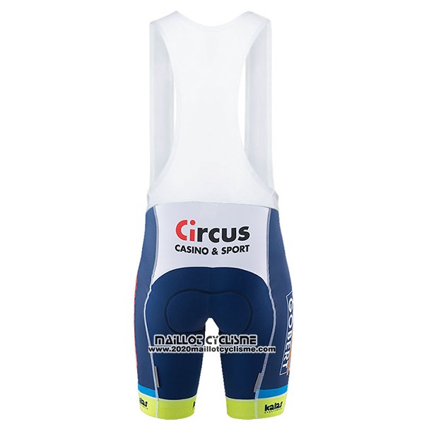 2017 Maillot Ciclismo Wanty Groupe Gobert Bleu Manches Courtes et Cuissard